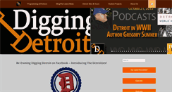 Desktop Screenshot of diggingdetroit.com